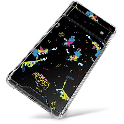 Disney Goofy Movie Pattern Google Pixel 6 Clear Case
